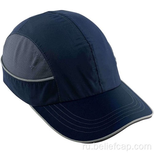 Черная легкая защитная защита для головы в твердой шляпе